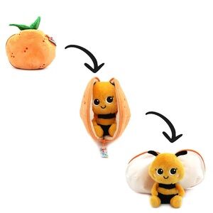 Orange Bee Plush Toy